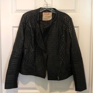 Anthropologie Vegan Leather Jacket